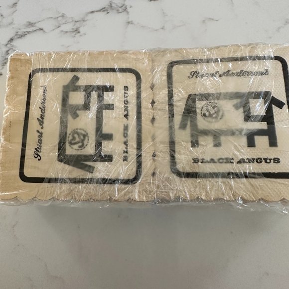 2 for $10 🎁Vintage Stuart Andersons Black Angus Drink Coasters - Picture 2 of 7
